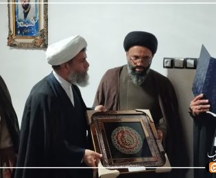 دیدار مدیر حوزه‌ علمیه فارس با خانواده شهید طالبی