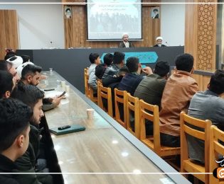 دیدار با طلاب مدرسه علمیه امام علی بن ابیطالب علیه السلام لار