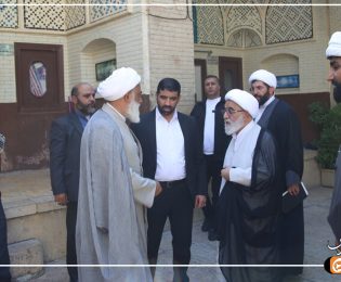 تصاویر/ بازدید آیت الله شب زنده دار از مدرسه علمیه محمودیه شیراز