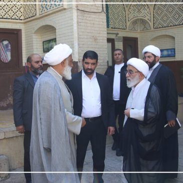 بازدید آیت الله شب زنده دار از مدرسه علمیه محمودیه شیراز