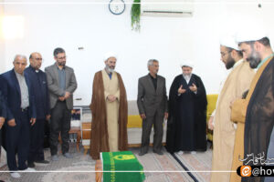 دیدار مدیر حوزه علمیه فارس با خانواده شهید مدافع امنیت حجت‌الاسلام علیرضا حقیقی در قیروکارزین