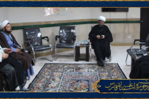 دیدار مسئول مؤسسه قرآنی بیت‌الاحزان با مدیر حوزه علمیه استان فارس درباره طرح‌های حفظ قرآن