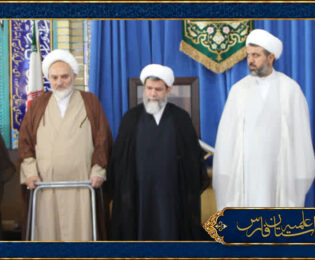 تکریم مدیر سابق و معارفه مدیر جدید مدرسه علمیه امام صادق مرودشت