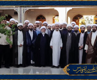 حضور حجت‌الاسلام والمسلمین محمودی در اختتامیه دوره تابستانه کلاس درس خارج حضرت آیت‌الله قائدی